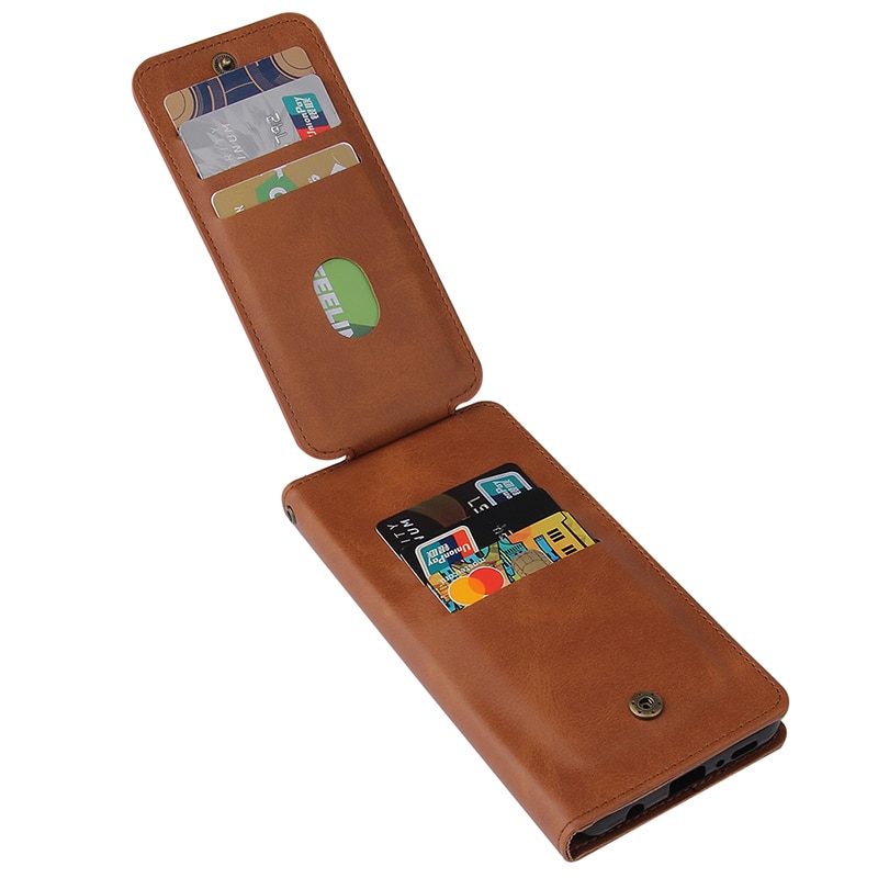 Case Samsung Galaxy Note 20 Ultra / Note 20 Ultra 5G #เคสฝาพับแบบกระเป๋าสตางค์ช่องใส่บัตรหลายช่อง Multi-slot Wallet Zippered Leather พร้อมสายคล้อง