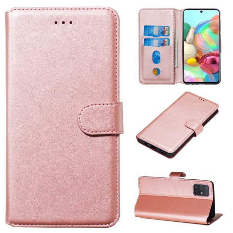 Case Samsung Galaxy A71 5G SM-A716F #เคสฝาพับหนัง PU แบบกระเป๋าสตางค์ Classic Wallet Leather Stand Phone Cover