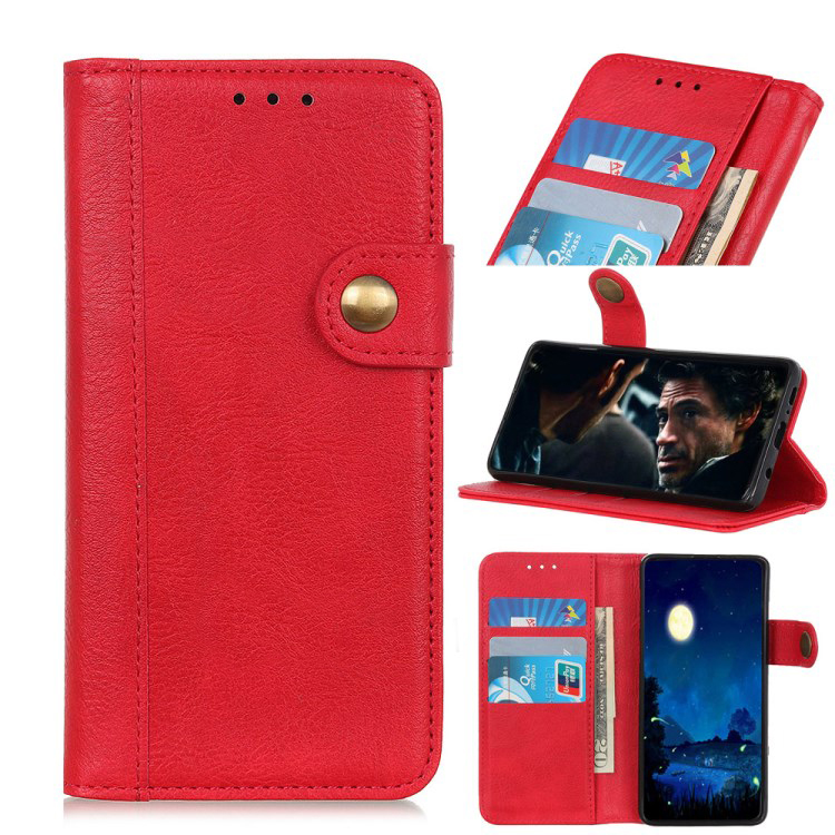 Case Samsung Galaxy A51 #เคสฝาพับแบบกระเป๋าสตางค์ผิวลิ้นจี่ Litchi Skin Design Leather Wallet Case