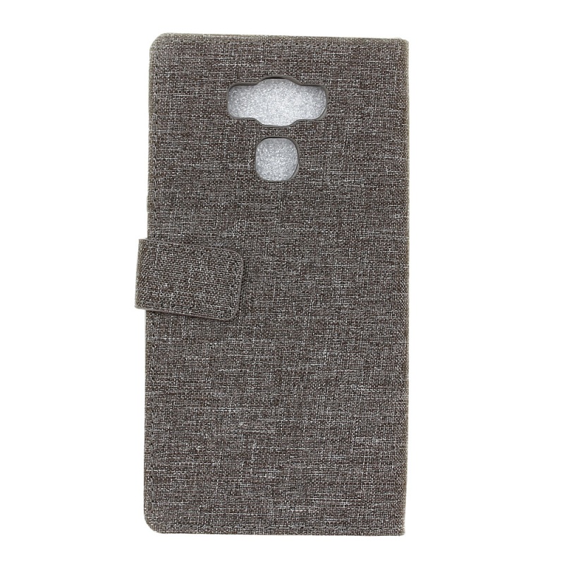 Case Asus Zenfone 3 Max ZC553KL เคสฝาพับผิวผ้าลินินรูปแบบกระเป๋าเนื้อผ้า Linen