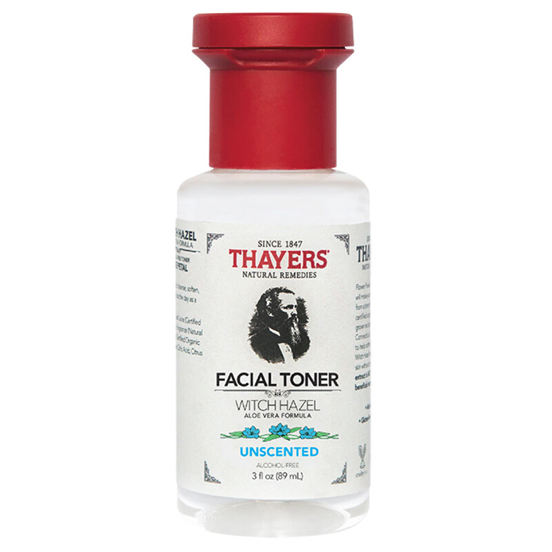 [ฉลากไทย] THAYERS Unscented Witch Hazel Toner 89ml ผลิตภัณฑ์โทนเนอร์ เทเยอร์ สูตรปราศจากแอลกอฮอล์และกลิ่น