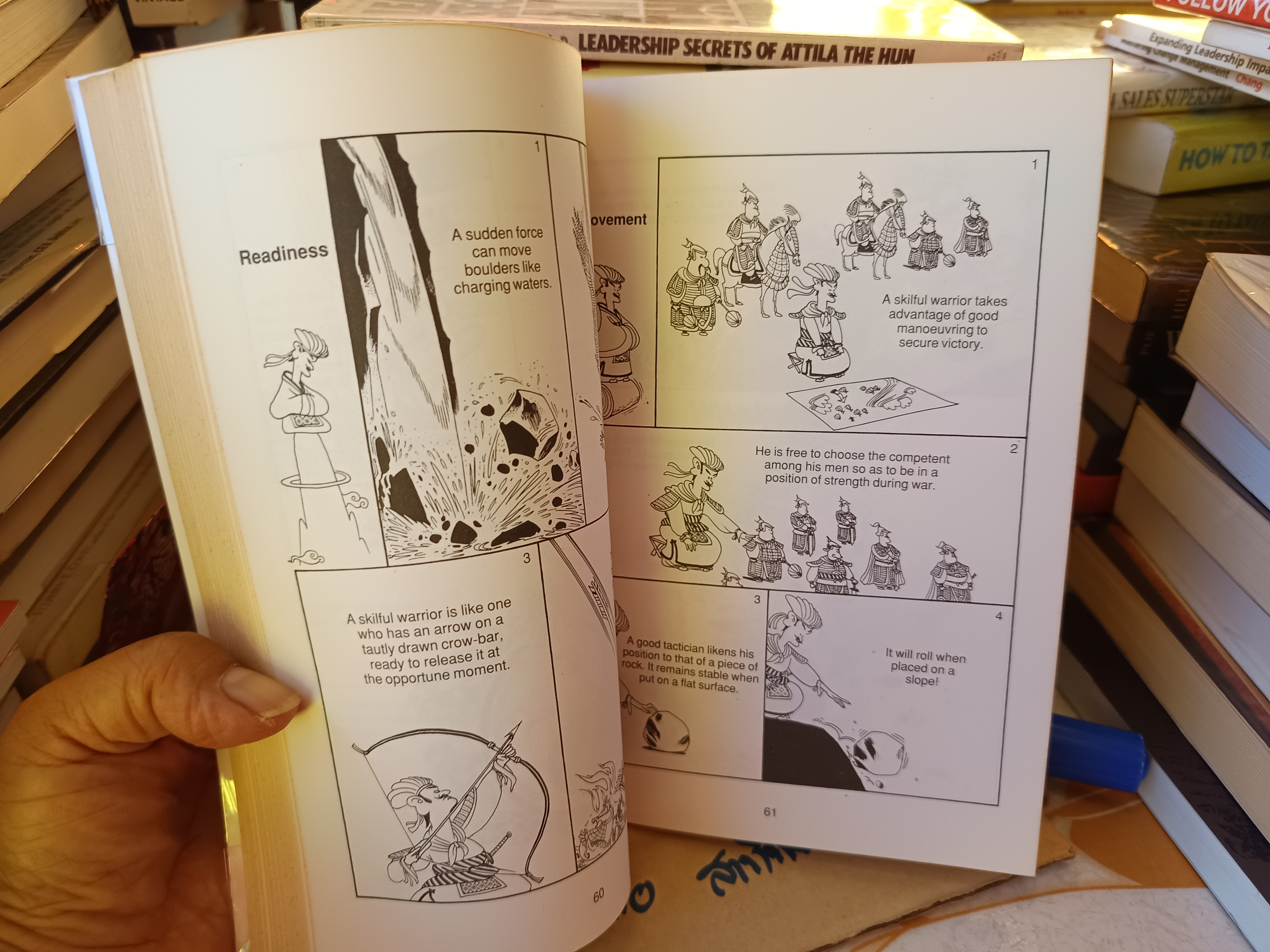 The Art of war : Chinese Military Classic Edited & Illustrated by Tsai Chih Chung Asiapac Comic Series **สินค้าหมด**