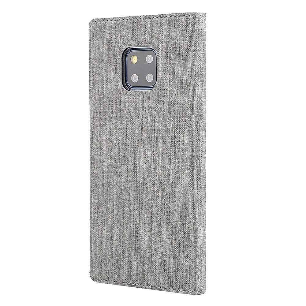Case Huawei Mate 20 Pro #เคสฝาพับหนัง PU VILI DMX มีช่องวิว Window View Cross Texture Leather