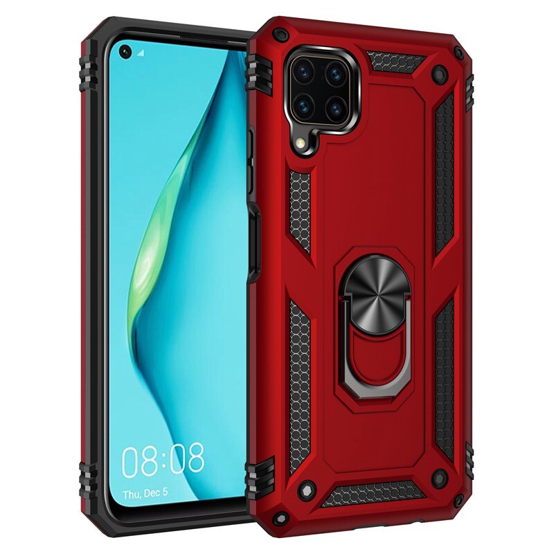 Case Samsung Galaxy M53 5G #เคสฝาหลัง Hybrid TPU+PC มีแหวนสวมนิ้ว