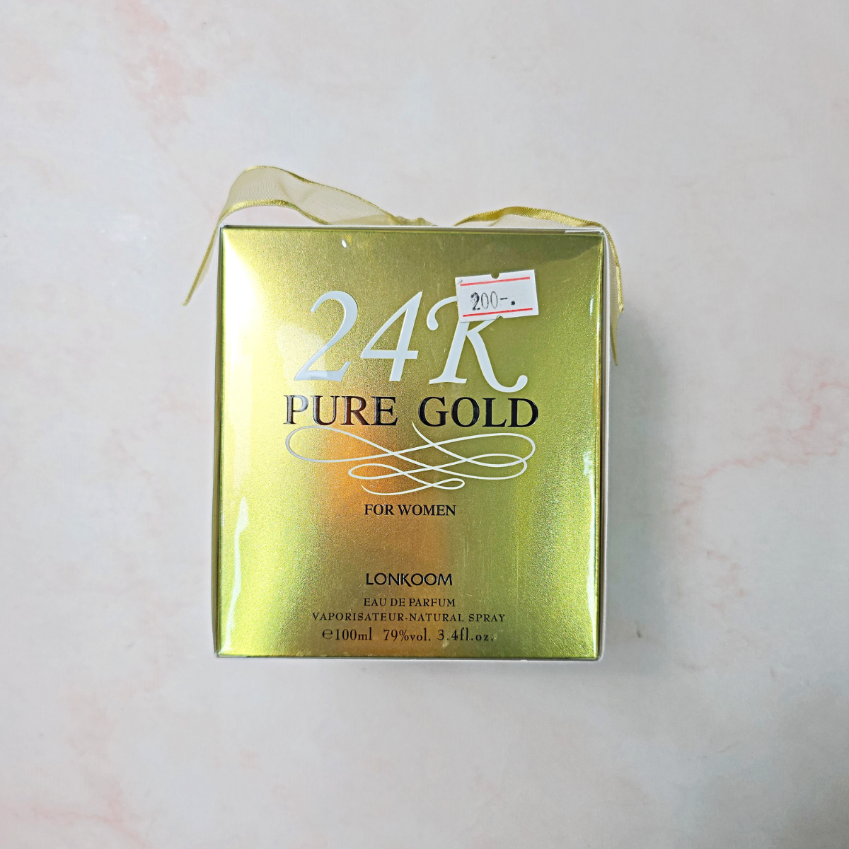24K Pure Gold Perfume for Women Lonkoom 100 ml เพียวโกลด์ น้ำหอมผู้หญิง