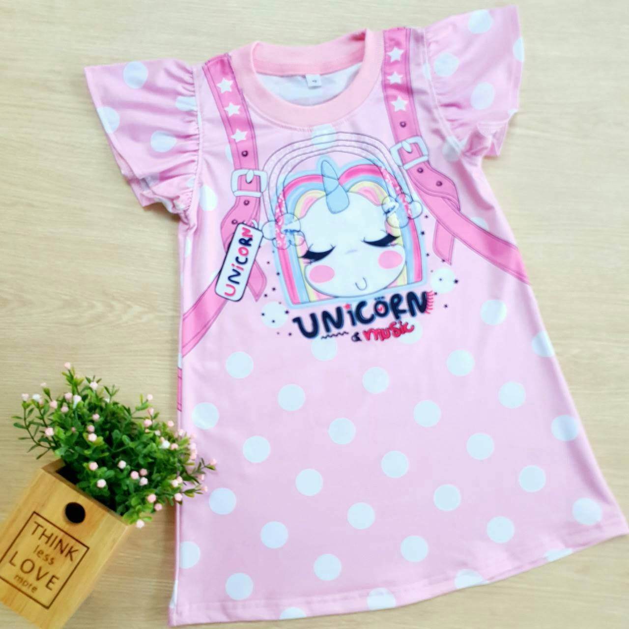 เดรสเด็กลาย Unicorn