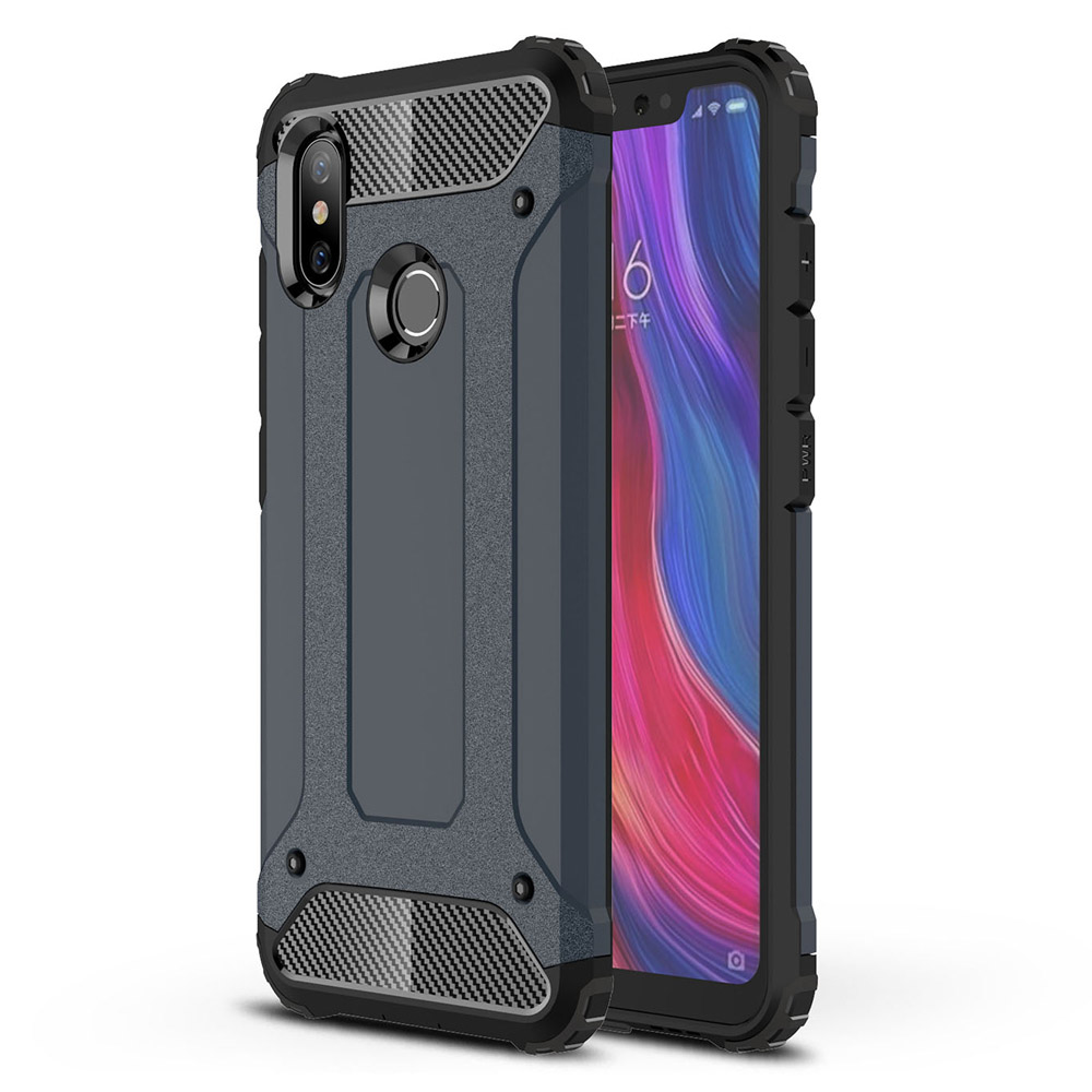 Case Xiaomi Mi A2 #เคสฝาหลังเกราะป้องกัน ไฮบริด พลาสติก+TPU