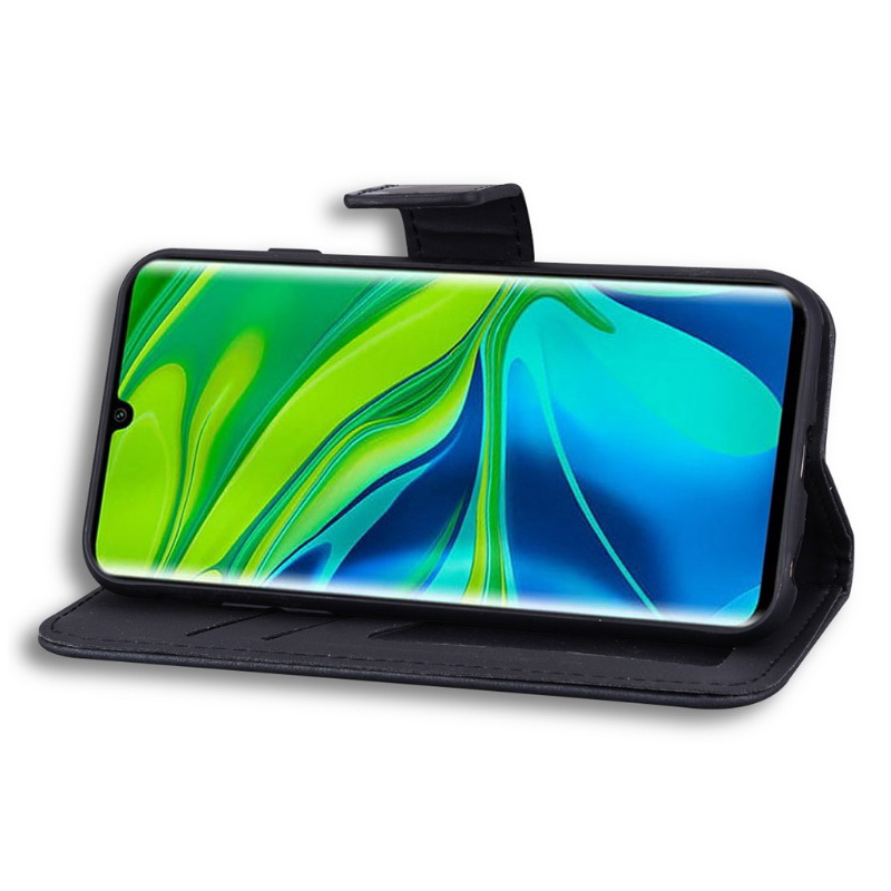 เคส Xiaomi Mi Note 10 Pro #เคสฝาพับหนัง PU ลายการ์ตูน Fashion Cartoon Animals Flip Case Texture Leather Wallet