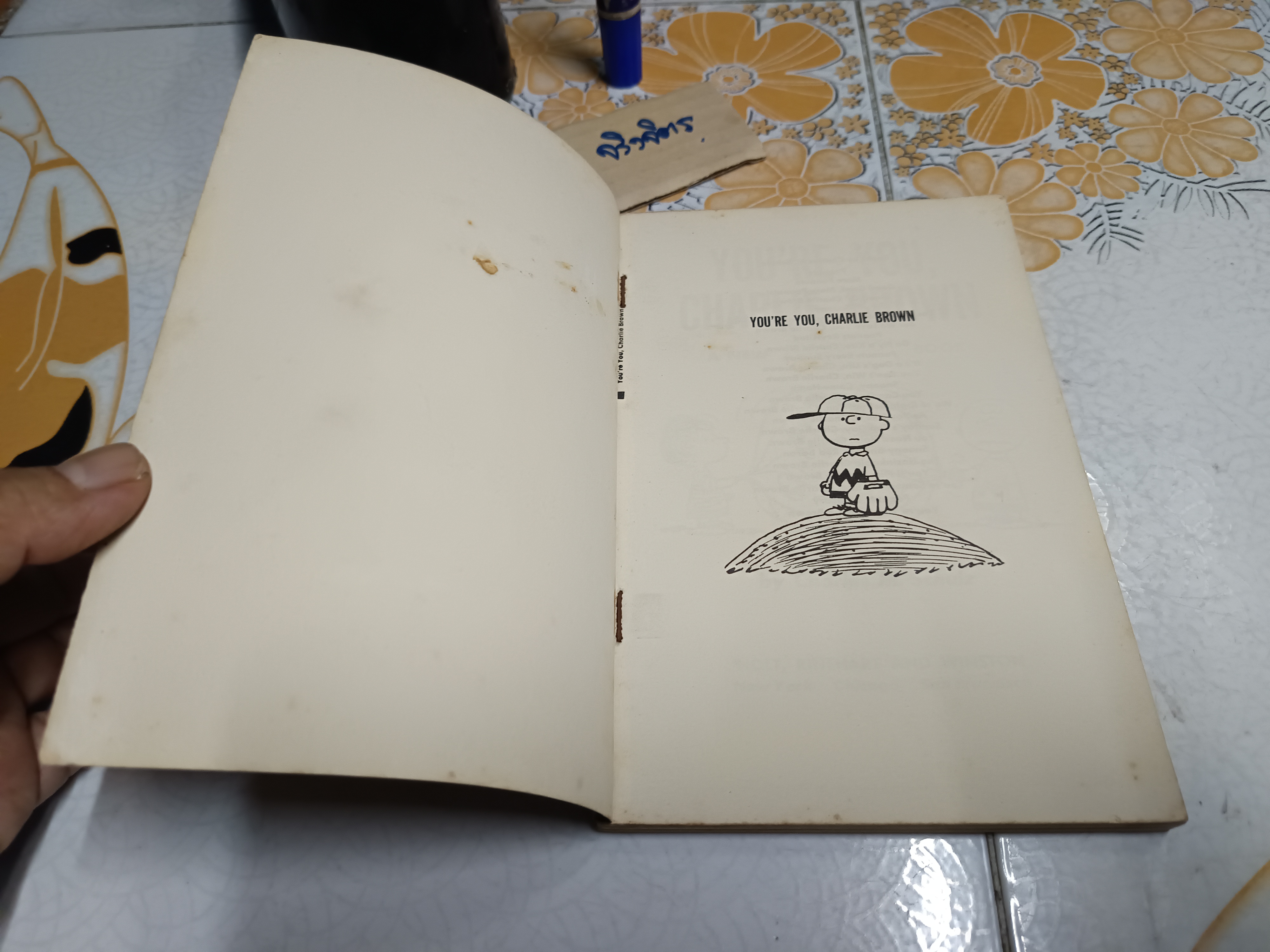 You're You , Charlie Brown, 1968 / A New Peanuts Book by Charles M. Schultz ,Vintage