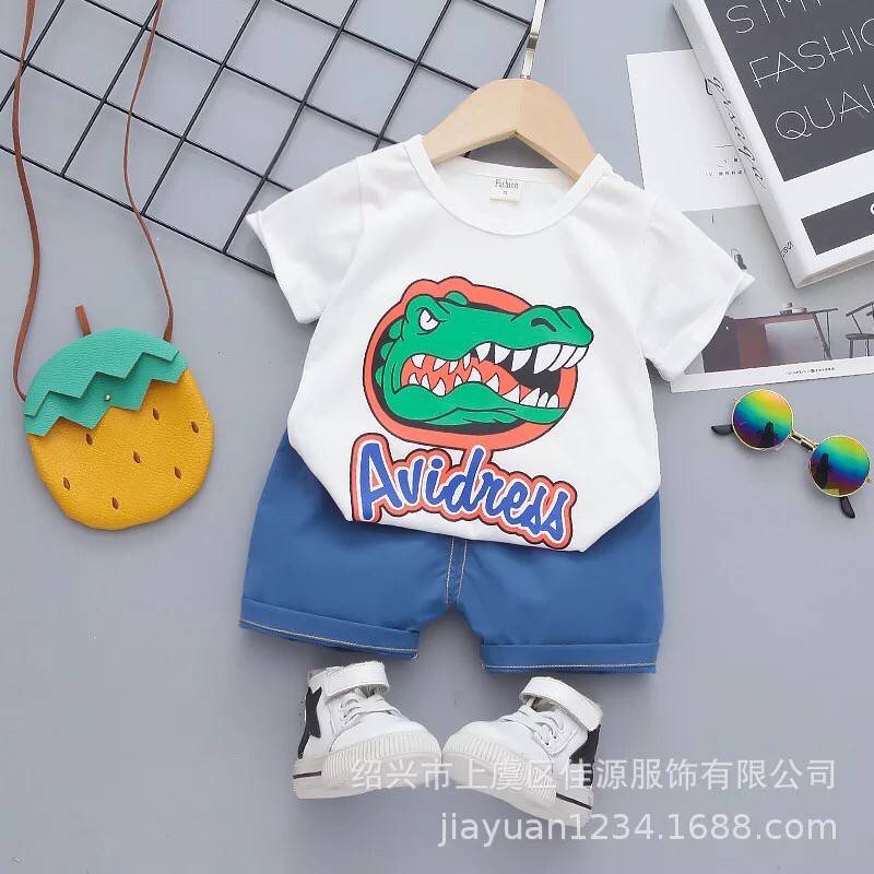 ชุดเด็กชาย เสื้อไดโนเสาร์กับกางเกง