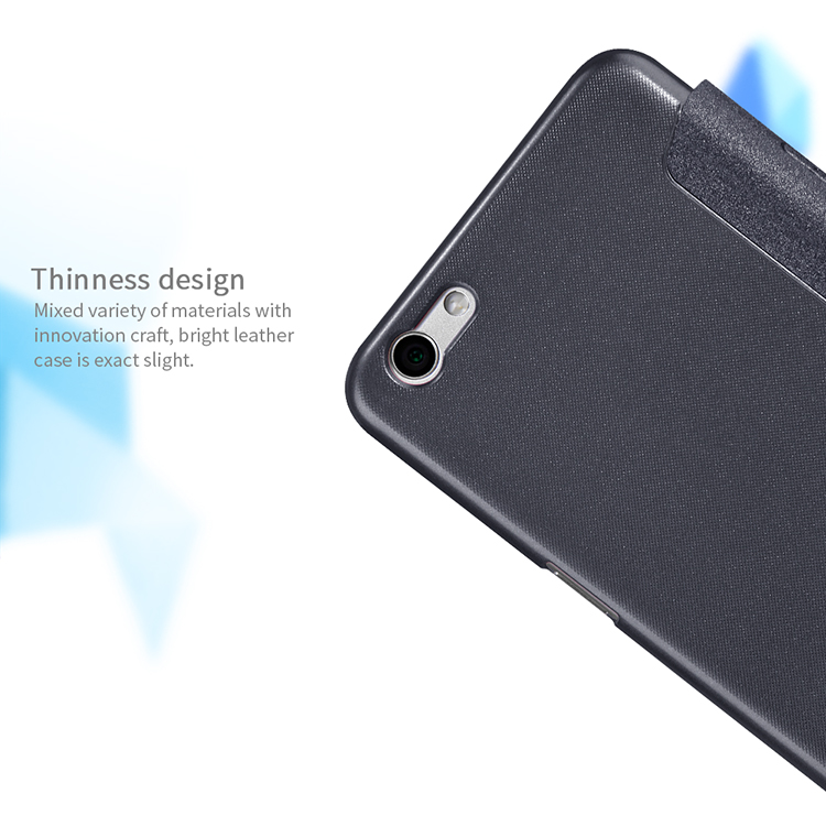 Case Oppo R9s Plus #เคสฝาพับ NILLKIN รุ่น Sparkle Window ใช้งานได้สะดวก