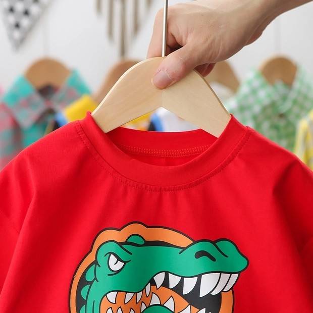 ชุดเด็กชาย เสื้อไดโนเสาร์กับกางเกง