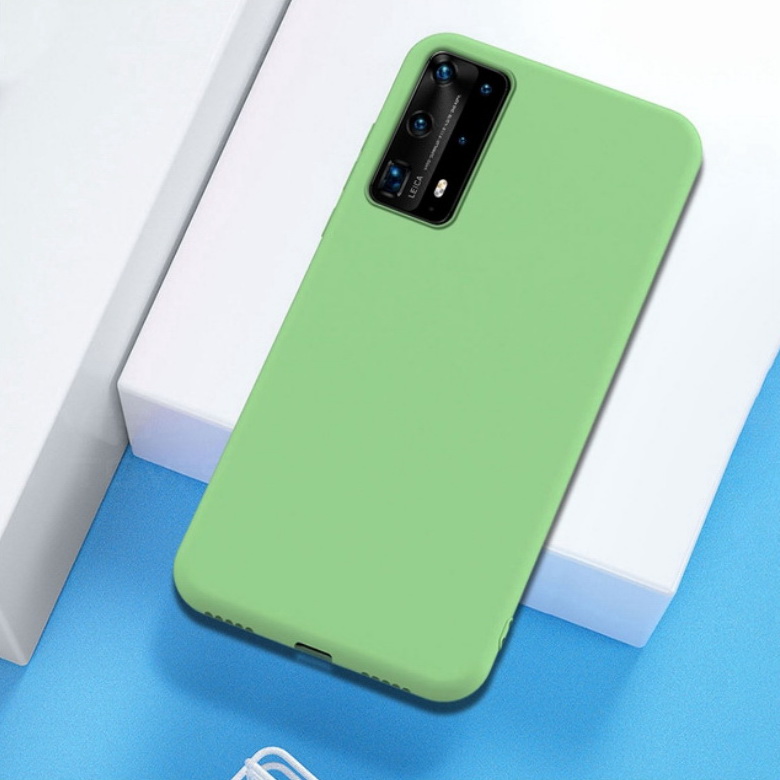 เคส Huawei P40 Pro Plus #เคสฝาหลังซิลิโคนนิ่ม Liquid Silicone Back Case