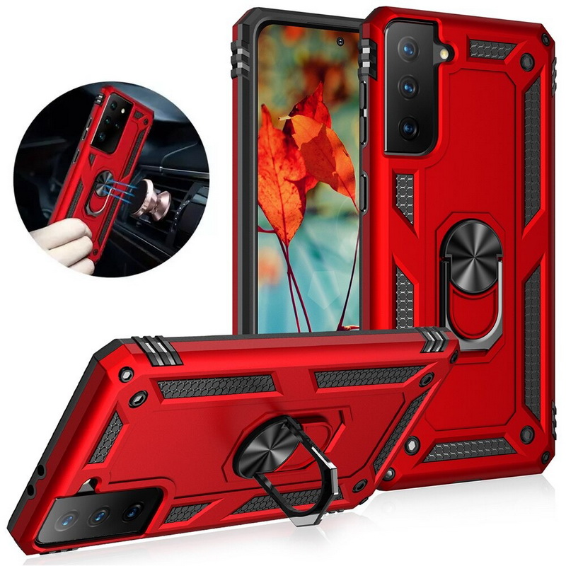 เคส Samsung Galaxy S23+ 5G #เคสฝาหลัง Hybrid TPU+PC มีแหวนสวมนิ้ว