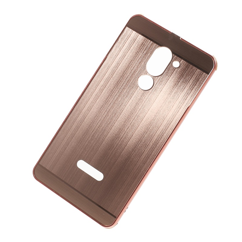Case Huawei GR5 (2017) #เคสฝาหลังพลาสติกแข็งเลื่อนสไลด์ขอบโลหะชุบ