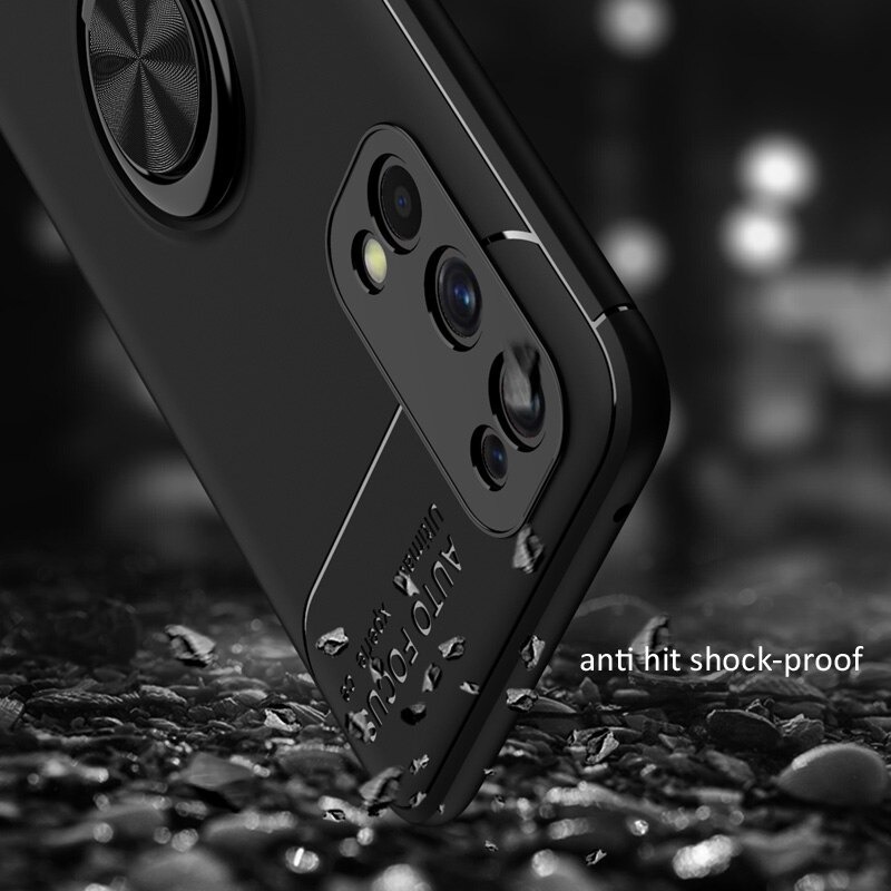 เคส Realme 7 Pro #เคสฝาหลัง TPU Finger Ring Kickstand (แผ่นโลหะแบบ Built-in)