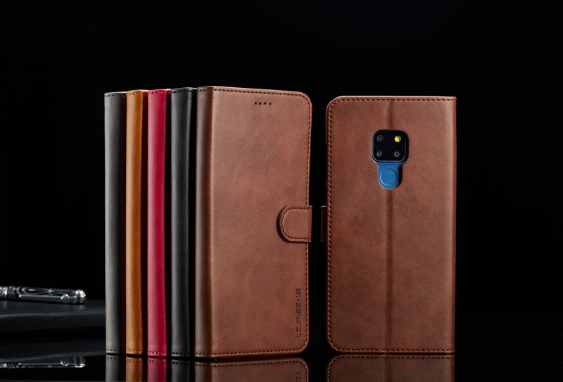 Case Huawei Mate 20 LC.IMEEKE #เคสฝาพับหนัง PU คุณภาพดีสไตล์กระเป๋าสตางค์พร้อมช่องใส่การ์ด