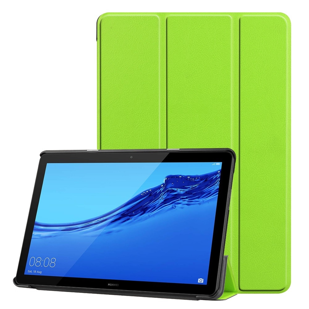 เคส Huawei MediaPad T5 10 #เคสแบบฝาพับหนัง PU 3 พับ Tri-fold PU Leather ราคาเบาๆสบายกระเป๋า