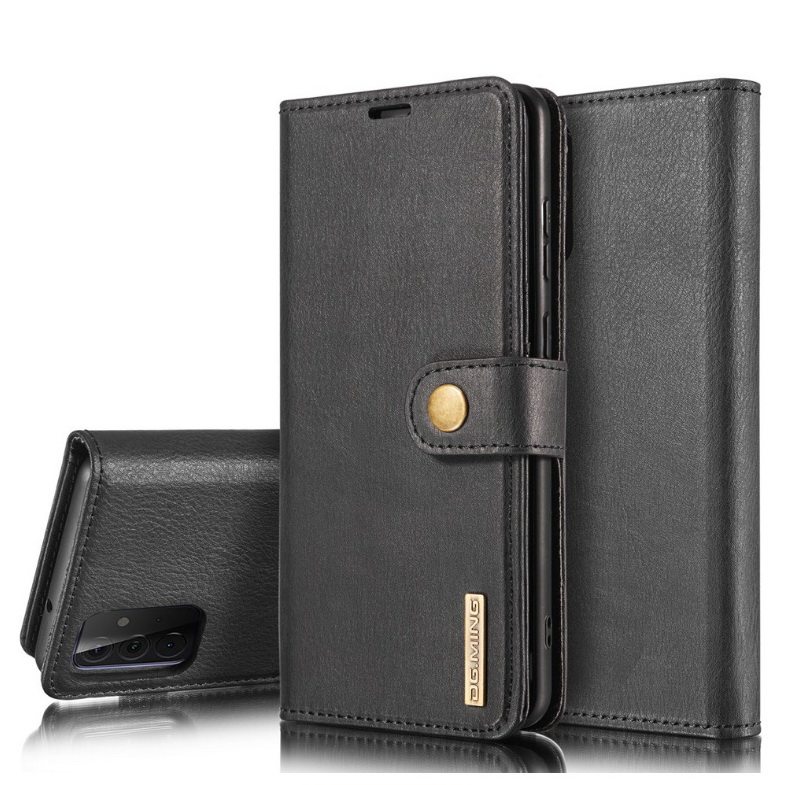 Case Samsung Galaxy A32 5G #เคสฝาพับสไตล์กระเป๋าสตางค์แบบแยกส่วน DG.MING Detachable 2-in-1 Wallet Split Leather