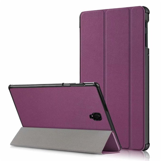 Case Samsung Galaxy Tab S4 10.5 (SM-T380 / T835 / T837) #เคสฝาพับแบบ 3 พับ PU Leather Tri-fold Stand