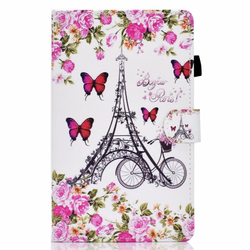 เคส Huawei MediaPad M6 10.8 นิ้ว #เคสฝาพับพิมพ์ลายหนัง PU พร้อมที่เก็บการ์ด Pattern Printing PU Leather Tablet Stand Case with Card Storage
