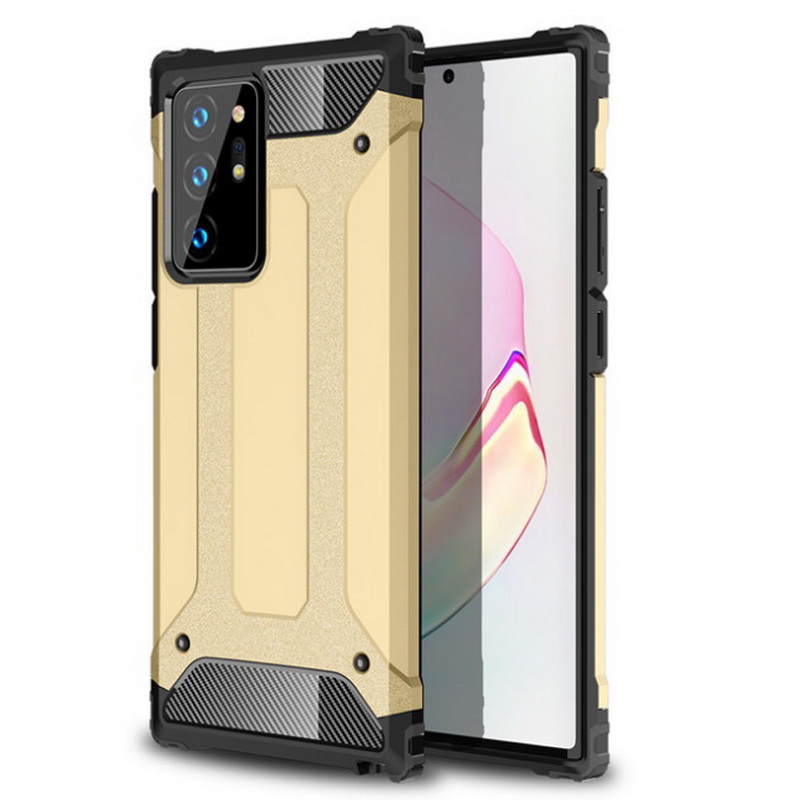Case Samsung Galaxy S20 Ultra / S20 Ultra 5G #เคสฝาพับเกราะป้องกัน ไฮบริด พลาสติก+TPU Heavy Duty Rugged Hybrid