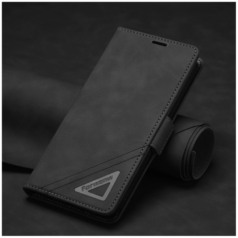 เคส iPhone 14 Pro Max #เคสฝาพับหนัง PU สไตล์กระเป๋าสตางค์พร้อมช่องใส่การ์ด Luxury Flip Stand Card Phone Leather Wallet