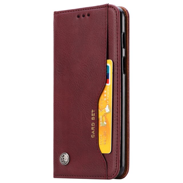 เคส iPhone 6s Plus / 6 Plus #เคสฝาพับแบบกระเป๋าสตางค์หนัง PU มีช่องเสียบบัตรคุณภาพดี