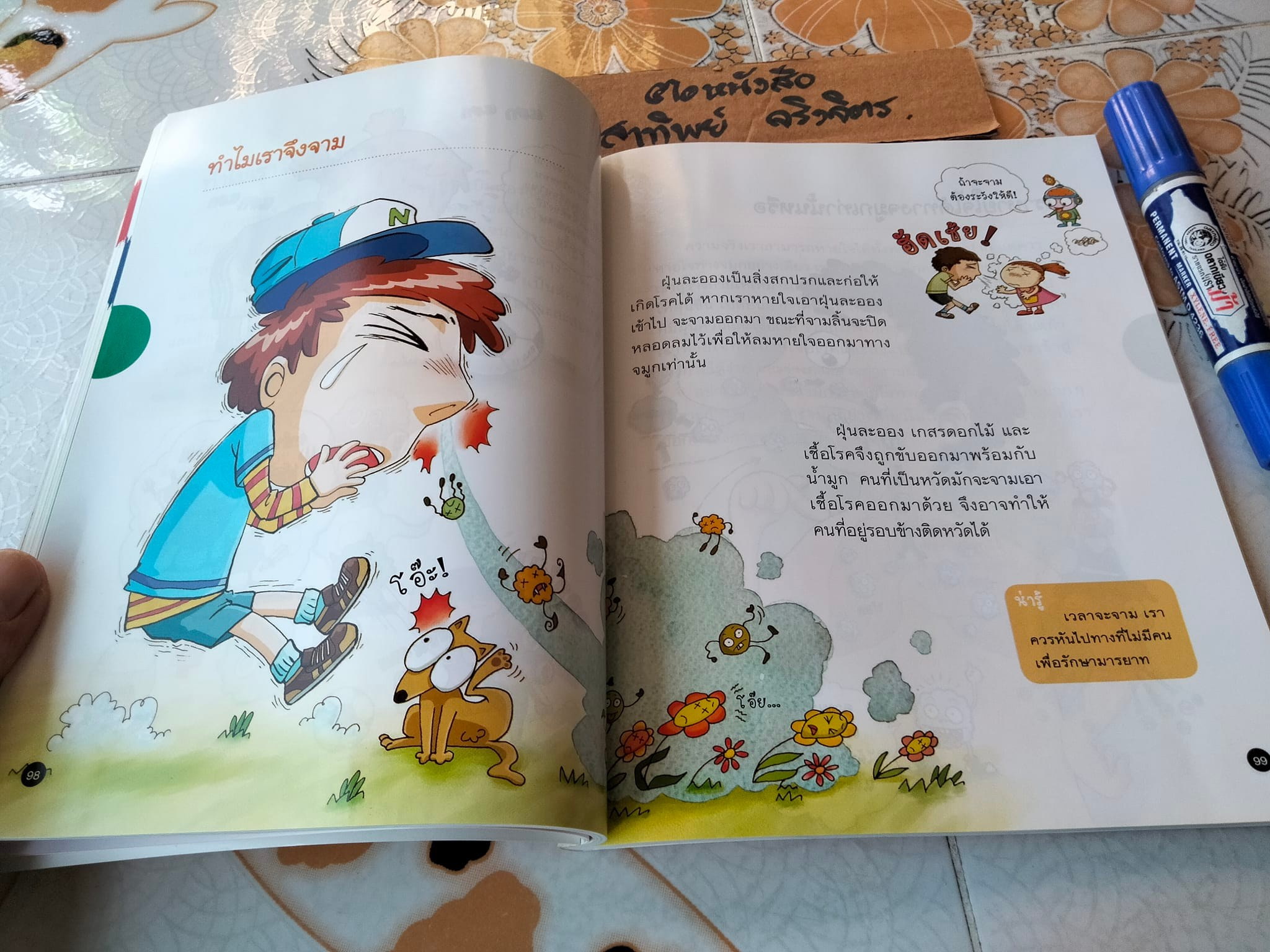 หนังสือ ชุดสารานุกรมวิทยาศาสตร์รอบตัวเรา สารพันคำถามร่างกายของเรา Jung Jai Eun เขียน - Park Ki Jong ภาพประกอบ - ดลนภา นาคพลั้ง แปล **สินค้าหมด**