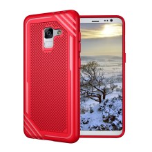 เคส Samsung Galaxy A8 (2018) #เคสฝาหลัง TPU เกราะป้องรอยและกันลื่น สวยงามทันสมัย