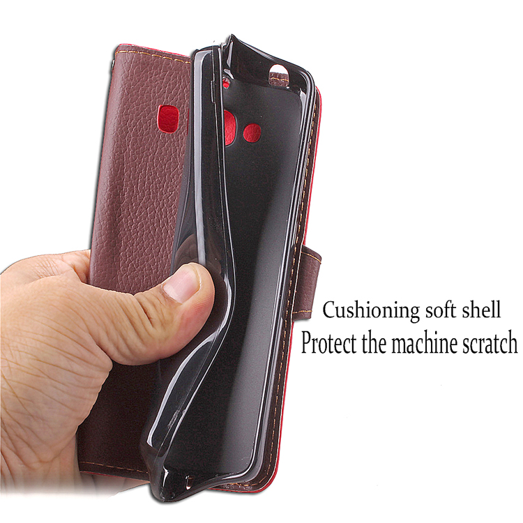 เคส Samsung Galaxy A8 + (2018) #เคสฝาพับแบบกระเป๋าสตางค์ปิดแม่เหล็ก Leaf Shape Magnetic Flap Leather Wallet Case