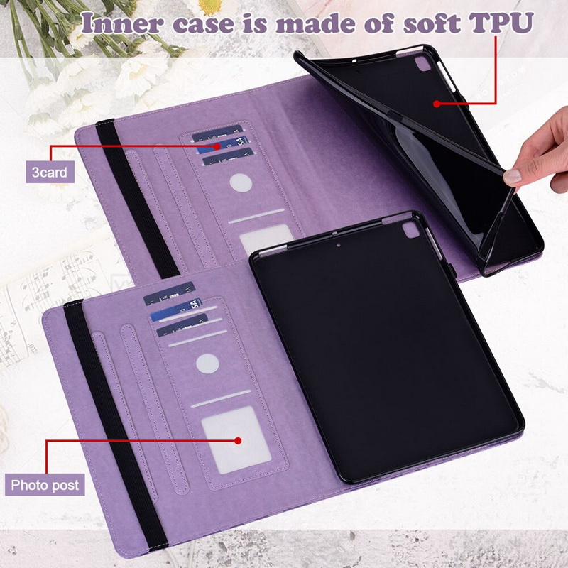 เคส Samsung Galaxy Tab A7 10.4" 2020 (T500,T505,T507) #เคสฝาพับหนัง PU ลายต้นไม้ Life Tree Print Leather Stand Smart Case Cove