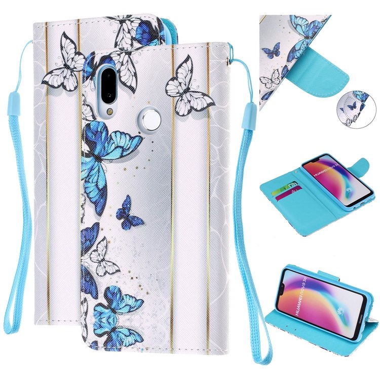 Case Huawei P20 Lite / Nova 3e #เคสฝาพับรูปแบบกระเป๋าสตางค์พิมพ์ลายสวยงามน่ารักๆ