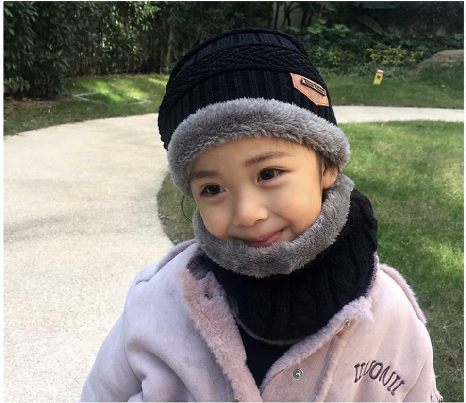 set หมวกไหมพรม สำหรับเด็ก 2 ถึง 14 ปี