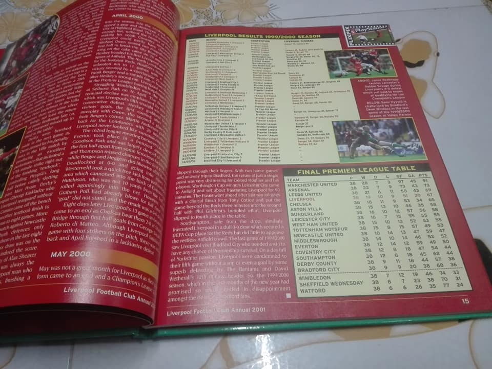 The Official Liverpool Football Annual 2001 Written and compiled by Jeremy Paxton