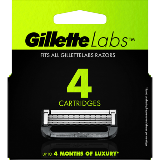 Gillette® Labs Blade Refills 4, 6, 8 Cartridges ยิลเลตต์ ใบมีดโกน