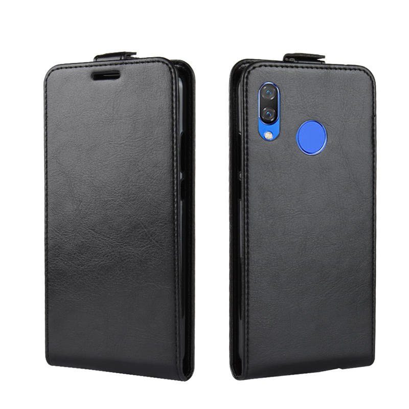 Case Huawei nova 3i #เคสฝาพับแนวตั้งหนัง PU ผิวหนังม้า Crazy Horse Skin Leather