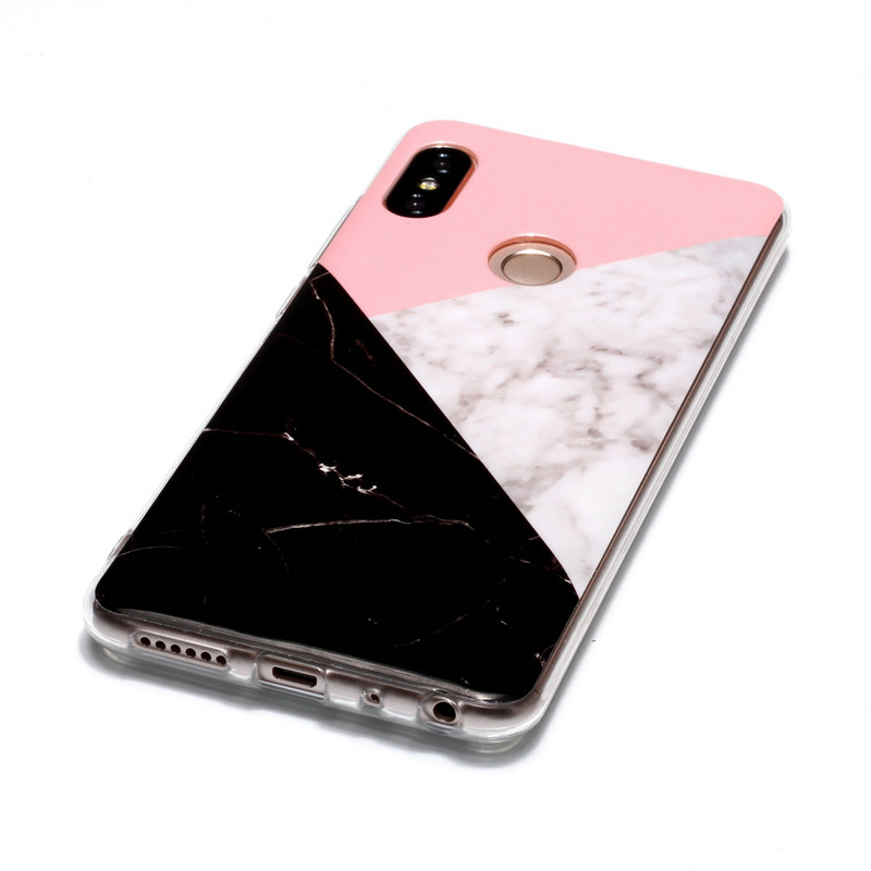เคส Xiaomi Redmi Note 5 #เคสฝาหลังนิ่มลายหินอ่อน Marble Pattern IMD TPU