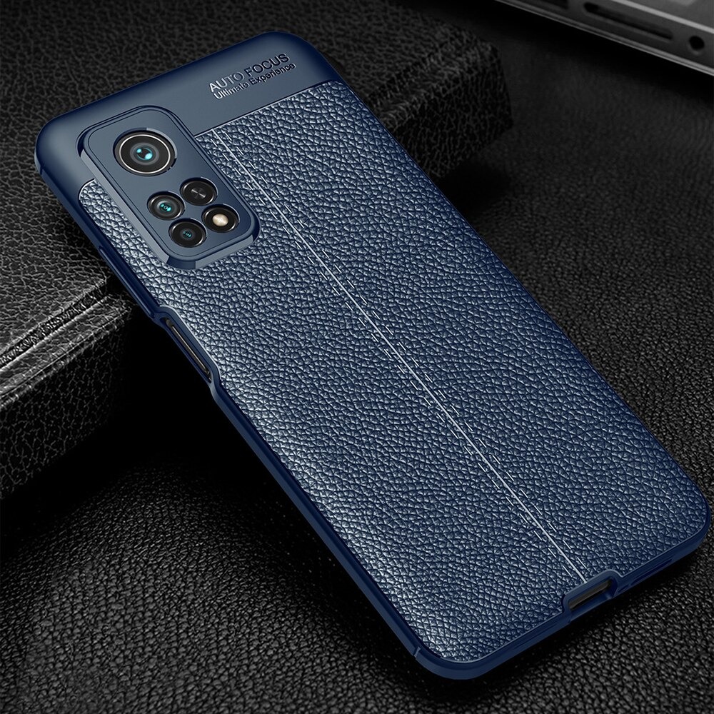 เคส Xiaomi Mi 10T Pro #เคสฝาหลัง TPU ผิวลิ้นจี่ช่วยป้องกันลายนิ้วมือและกันลื่นได้ดี
