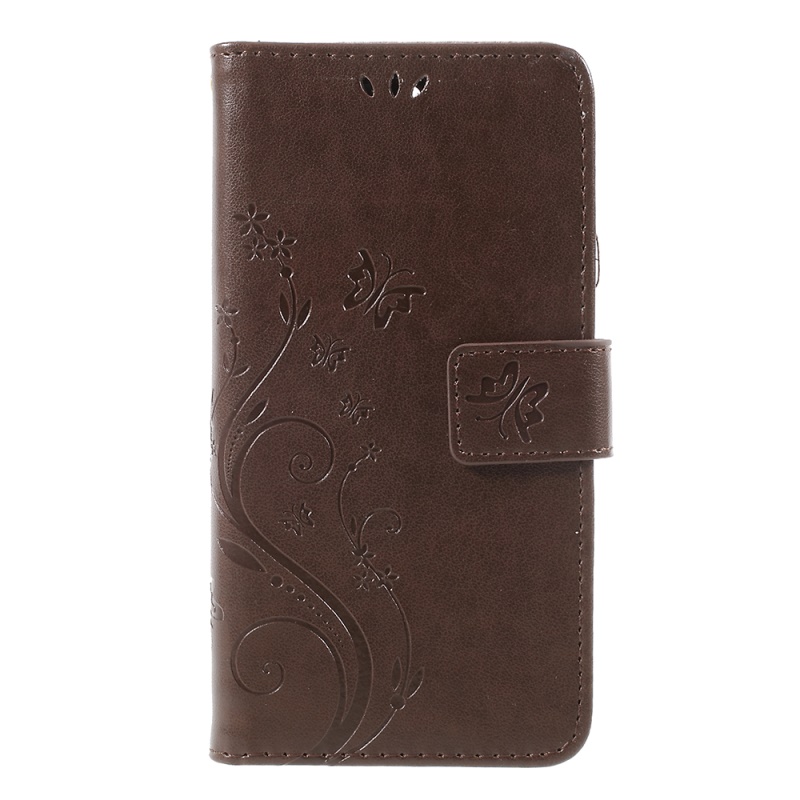 เคส Huawei Y3 (2017) #เคสแบบฝาพับหนัง PU สไตล์กระเป๋าสตางค์ลายผีเสื้อ