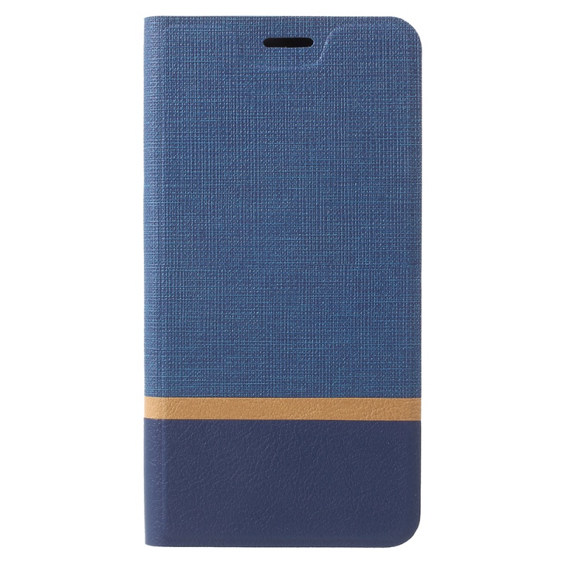 Case Asus ZenFone Live (L1) ZA550KL #เคสฝาพับหนัง PU ออกแบบสี Contrast ปกเสริมด้วยแผ่นเหล็กคุณภาพดี