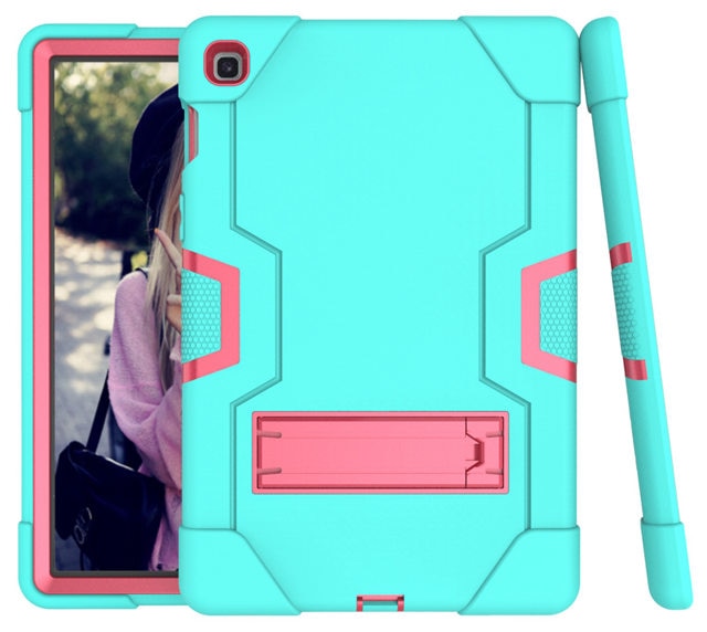 Case Samsung Galaxy Tab S5e SM-T720 SM-T725 #เคสฝาหลังกันกระแทก Kickstand PC Silicone Armour Defender