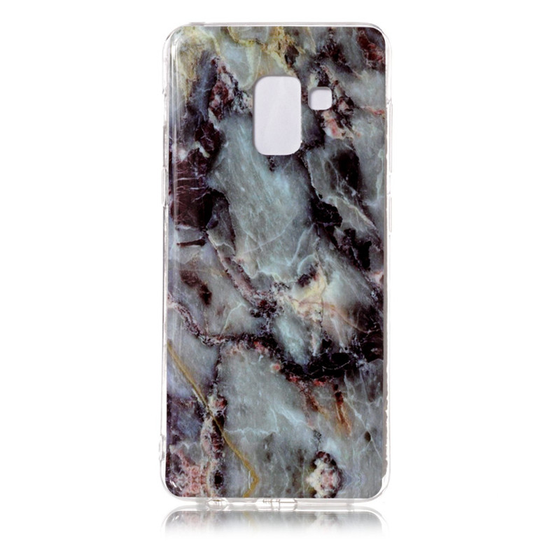 Case Samsung Galaxy J6 (2018) #เคสฝาหลัง TPU นิ่มพิมพ์ลายรูปแบบลายหินอ่อน