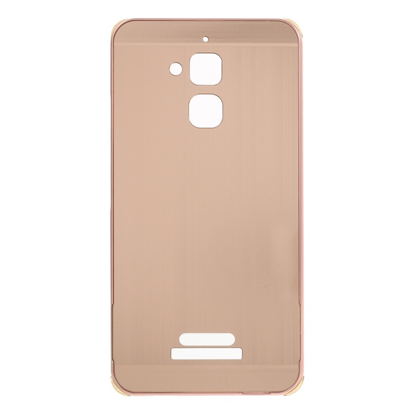Case Asus Zenfone 3 Max ZC520TL เคสฝาหลังขอบอลูมิเนียม Brushed Plastic + Aluminum Alloy Plated Hard Cover