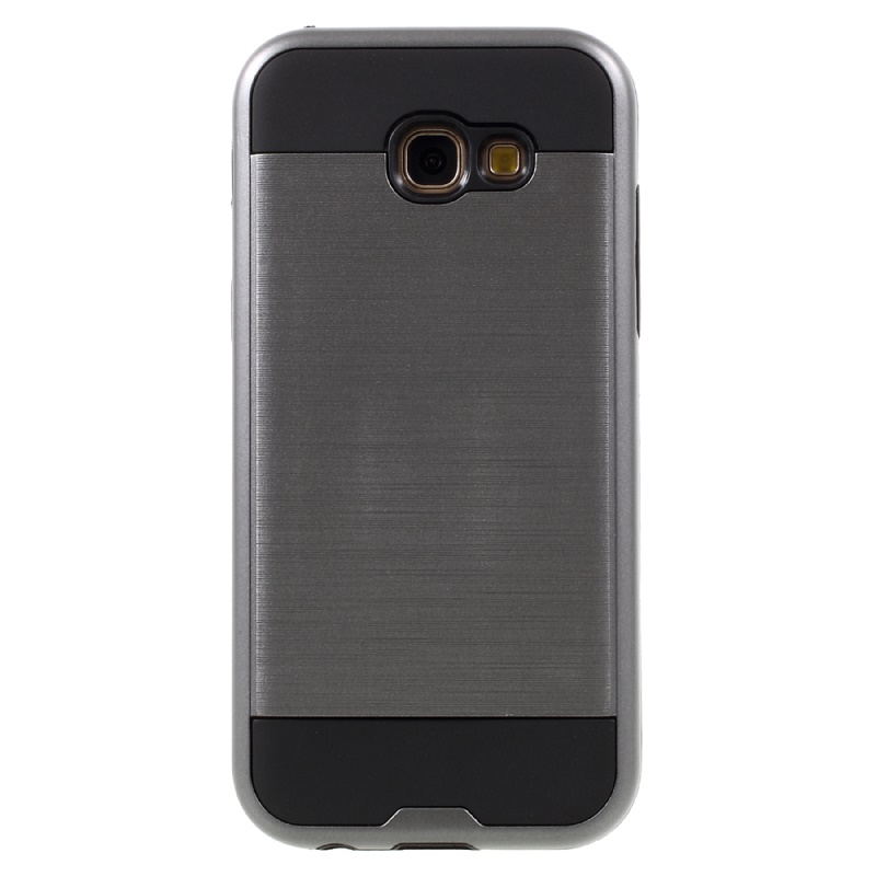 Case Samsung Galaxy A7 2017 #เคสฝาหลังพื้นผิวแปรง ไฮบริด พลาสติก + TPU สวยหรูโดดเด่นและทันสมัย
