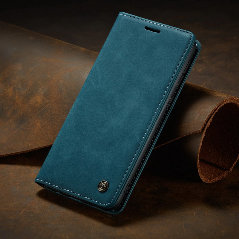 เคส Samsung Galaxy S21 Ultra #เคสฝาพับหนังกระเป๋าสตางค์ CASEME Auto-absorbed Leather Wallet