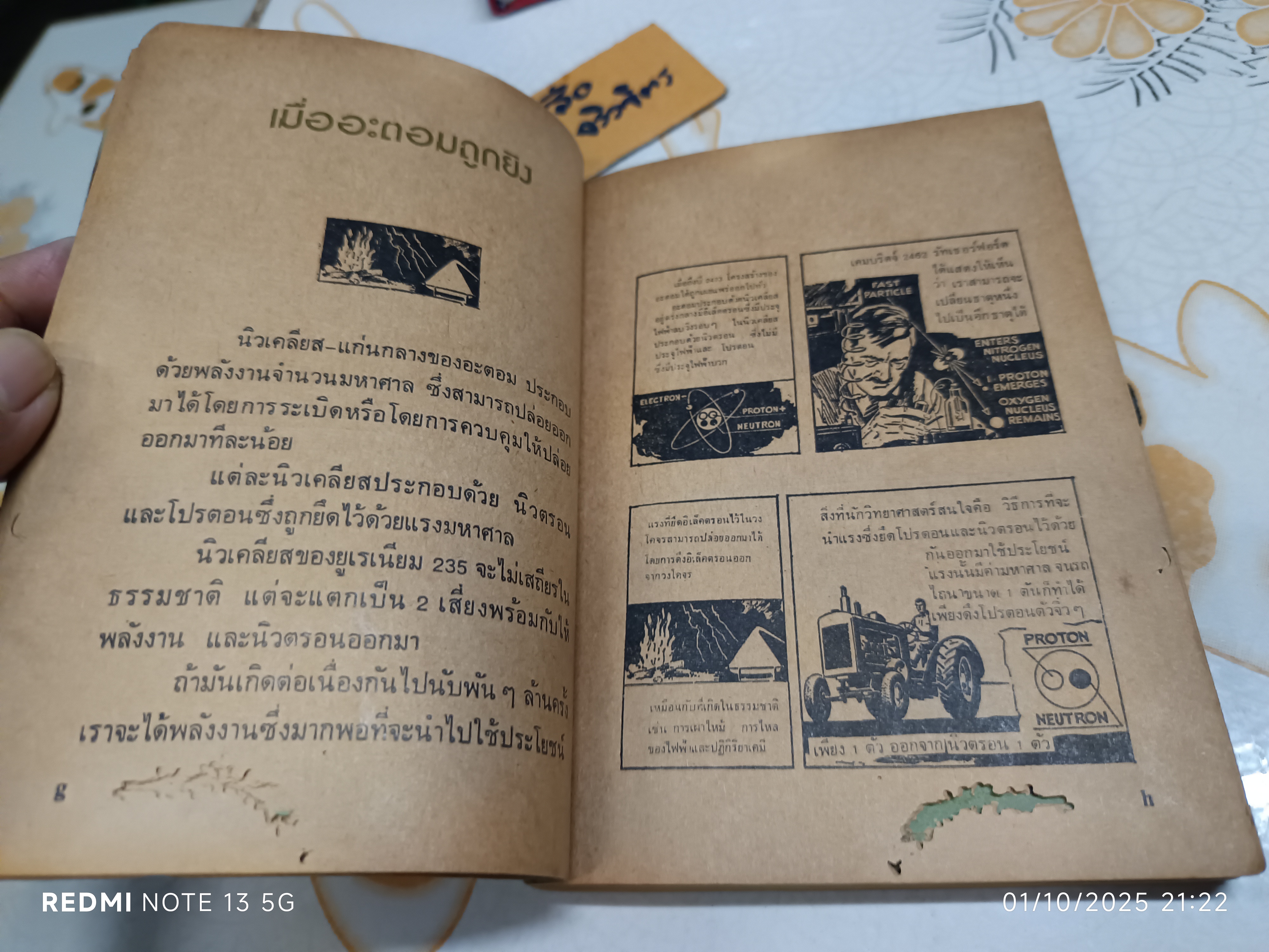 อะตอมเพื่อนรัก (Our Friend The Atom) ผลงานของ Heinz Haber แปลโดย กลชาญ อนันตสมบูรณ์