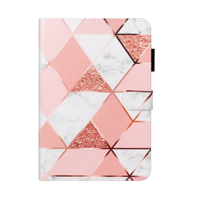 เคส Samsung Galaxy Tab A 8.0 (2019) SM-T290 SM-T295 SM-T297 #เคสฝาพับพิมพ์ลายหนัง PU พร้อมที่เก็บการ์ด Pattern Printing PU Leather Tablet Stand Case with Card Storage