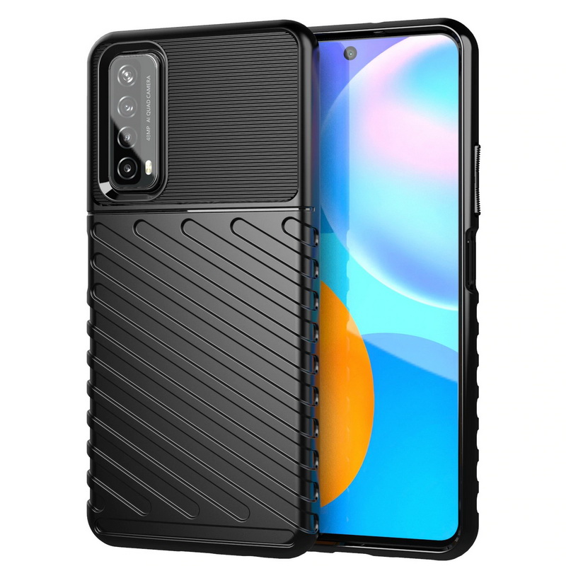 เคส Huawei Y7a #เคสฝาหลัง TPU อ่อน Thunder Series Twill Texture Soft TPU
