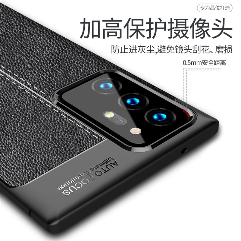 Case Samsung Galaxy S20 Ultra / S20 Ultra 5G #เคสฝาหลัง TPU ผิวลิ้นจี่ช่วยป้องกันลายนิ้วมือและกันลื่นได้ดี